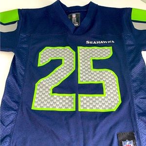 Seattle Seahawks #25 Richard  Sherman Jersey Youth Size 8
